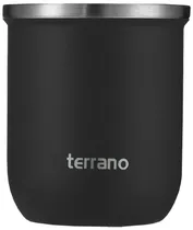 Cuia Térmica Terrano Mate Sicilia Preto  Cuia Térmic...