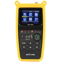 Localizador de Satélite Satlink WS-6933 DVB-S2 - Amarelo e Preto