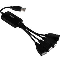 Hub USB Satellite A-HUB05 com 4 Portas USB - Preto