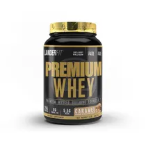 Landerfit Whey Premium Caramel Plastico 5 LBS/2.27 KG s/C