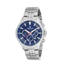 Relogio Analogico Masculino Daniel Klein Exclusive DK12146-5 - Prata e Azul