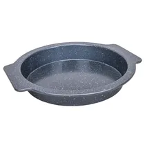 Bandeja Redonda para Assar 24 CM Cinza