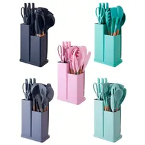 Kit de Cozinha Utensilios de Silicone 19 Peças