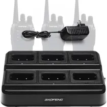 Base de Carregamento Múltiplo para Rádio Baofeng - Preto