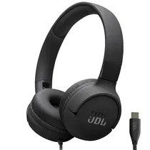 Fone de Ouvido JBL Tune 520C / com Fio - Preto