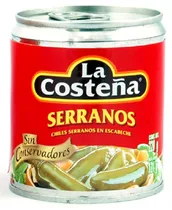 Molho La Costeña Serranos 220 GR.