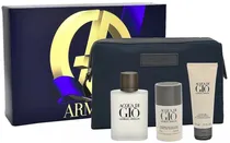 Kit Perfume Giorgio Armani Acqua Di Giò Edt 100ML+Body Shave 75ML+Desodorante 75G