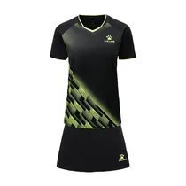 Roupa de Tênis e Padel Feminino Kelme Preto/Lima M