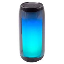 Caixa de Som / Speaker Blulory BS-J04 X-Bass Wireless / Bluetooth 5.0/ LED 360° Color Full / 1500MAH - Preto