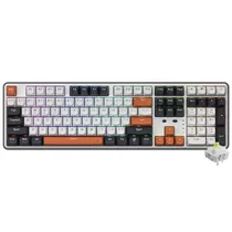 Teclado Gamer Mecanico Redragon K689WBO-RGB-Pro Wyvern Pro Wireless / RGB / Ingles - Branco / Preto