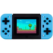 Console Portátil Mini Switch H6 de 3.5" com 1.000 Jogos - Azul/Preto (Inglês/Chinês)