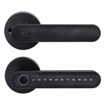 Fechadura Digital Satellite SL-69 Biometria - Preto