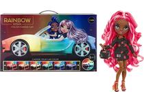 Kit Rainbow High Color Change Car + Boneca Daria Roselyn