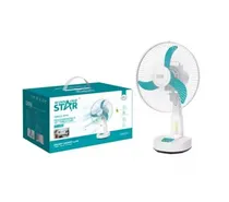Winningstar Ventilador de Mesa ST-4058 12" 15W/Recar/Bivolt Blanco