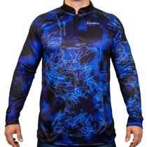 Sunflex Camiseta DRY Fit UV50+ Camu.Azul