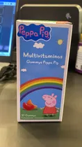 Vita Gum Vitamina Multivitaminas Peppa Pig 30 Gummys Plastico Colorido