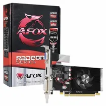 Placa de Video Afox 2GB AMD Radeon HD6450 GDDR3 AF6450-2048D3L9 V2 64BITS 625MHZ HDMI, DVI, VGA(D-Sub), Lowprofile