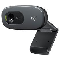 Webcam Logitech C270 USB - Cinza/Preta