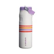 Botella Térmica Stanley Iceflow Flip Straw 10-11283-181 710ML Cream Lilac Stripe