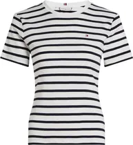Camiseta Tommy Hilfiger WW0WW40587 0FA - Feminina