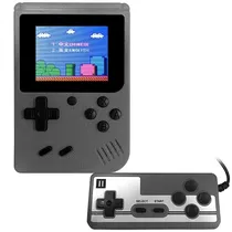 Console Portátil Game Box Plus de 3" com 500 Jogos - Cinza + Controle (Inglês/Chinês)