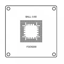 Bga Stencil PC FGO5200 B-0.60