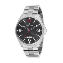 Relógio Analógico Masculino Daniel Klein Premium DK12107-2 - Prata e Preto