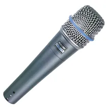 Microfone Instrumental Shure Beta 57A com Fio (Cabo Não Incluído)