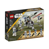 Juguete de Construcción Lego Star Wars 501 Clone Troopers Battle Pack 75345 119 Piezas