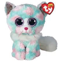 TY Peluches TY Beanie Boos Opal Gato Pastel Mediano Tela Poliester 3 Años+ Multicolor