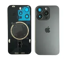 Tampa Trasera iPhone 15 Plus Negro Con Lente