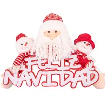 Papai Noel Merry Christmas para Porta 42CM.