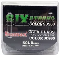 Linha Monofilamento Sumax 6X Strong SD-960 0,50MM 50LB 500M Green