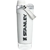Garrafa Térmica Stanley Activate Shaker Bottle de 591 ML - Chalk
