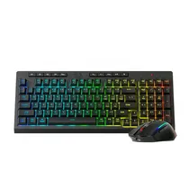 Tec/Mouse Redragon S142 Wireless RGB Preto