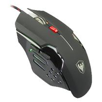 Mouse Gamer Satellite A-93 Gaming Opitical RGB 4800 Dpi USB - Preto