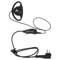 Fone de Ouvido Motorola Lapela com 2 Pinos para Walkie Talkie - Preto
