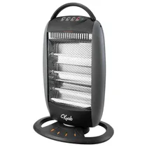 Aquecedor Elétrico Krab KBEO1200 - 1200W - 110V - Preto e Cinza