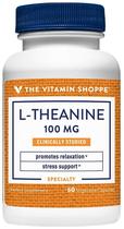 The Vitamin Shoppe L-Theanine 100MG (60 Capsulas Vegetais)