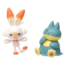 Pokemon Battle Figures Munclax + Scorbunny 6268