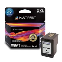 Cartucho Multiprint HP 667XXL Negro 24ML HC-Q667B