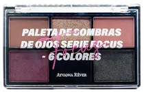 Palete Sombra Ayvanna Rêver Serie Focus 03 Smoky Purple - 1.5GX6 (6 Cores)