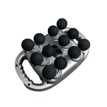 Massageador Muscular Eletrico Gun LU-4999 / 2000MAH / 15W / 9 Modos / Recarregavel - Cinza  Massageador...