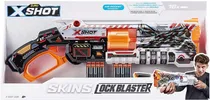 Lançador de Dardos X-Shot Skin 16X Lock Blaster Zuru - 36606