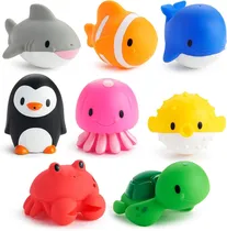 Munchkin Juguete de Bano Animales Oceano 8 Unidades