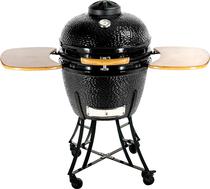 Churrasqueira de Ceramica Auplex Kamado Ceramic Grill 24" - Preto
