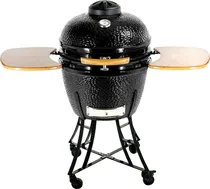Churrasqueira de Cerâmica Auplex Kamado Ceramic Grill 24" - Preto