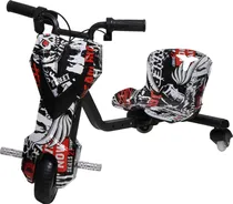 Triciclo Elétrico Hye - TR01 Drift Car White/Black Comic