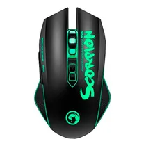 Mouse Gamer Marvo M506 Scorpion, 4000 Dpi, 7 Botões, LED RGB 7 Cores, Black, M506GN
