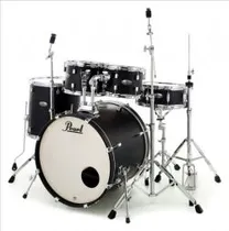 Pearl Bateria Acustica Decade DMP925 SP /C #227 HARDW930DECADE Maple Sell Set Satin Slate Black